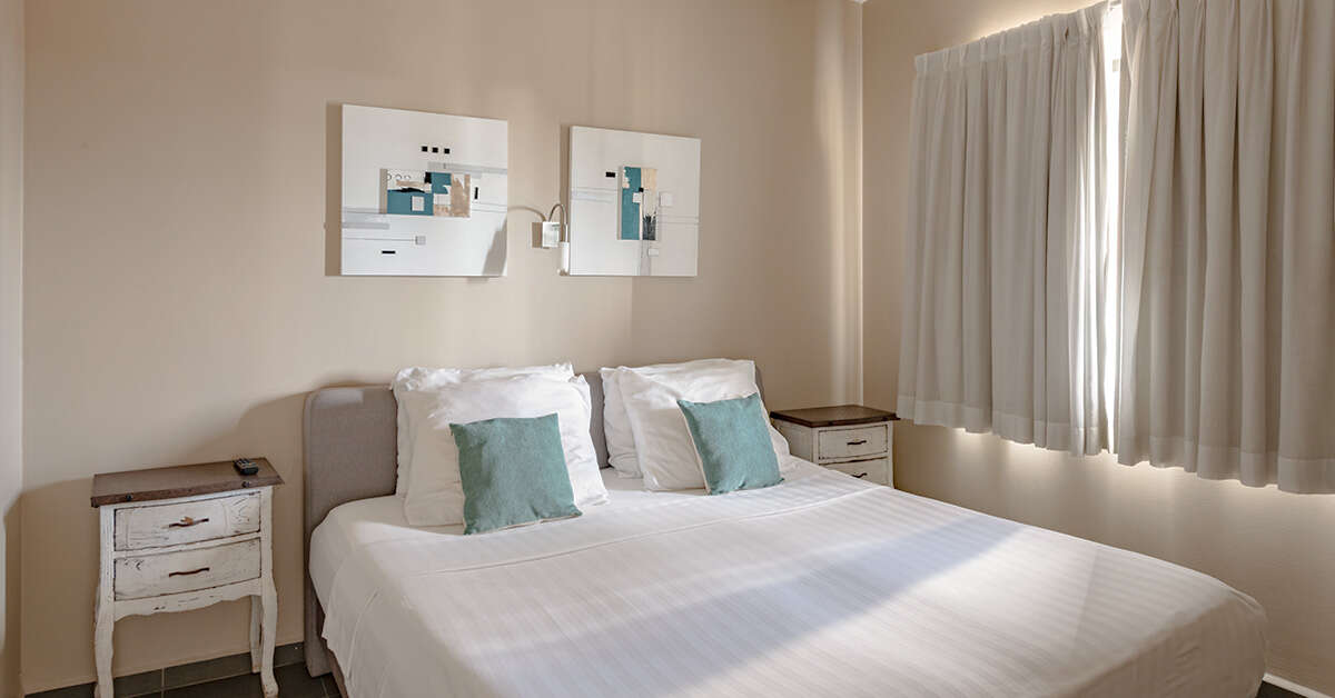 Hotelkamer in The Kontiki Beach House Hotel- Mambo Beach, Nederlandse Antillen foto 1